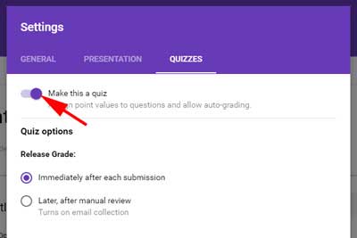 Self Grading Test Using Google Forms Tutorial