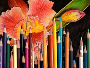 colored pencils