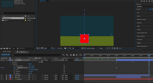 Adobe AfterEffects animation