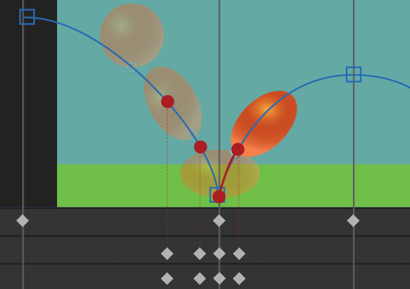 Adobe AfterEffects bouncing ball animation