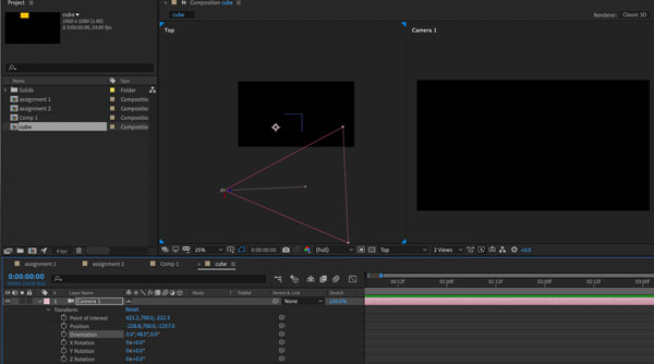Adobe AfterEffect 3D layers