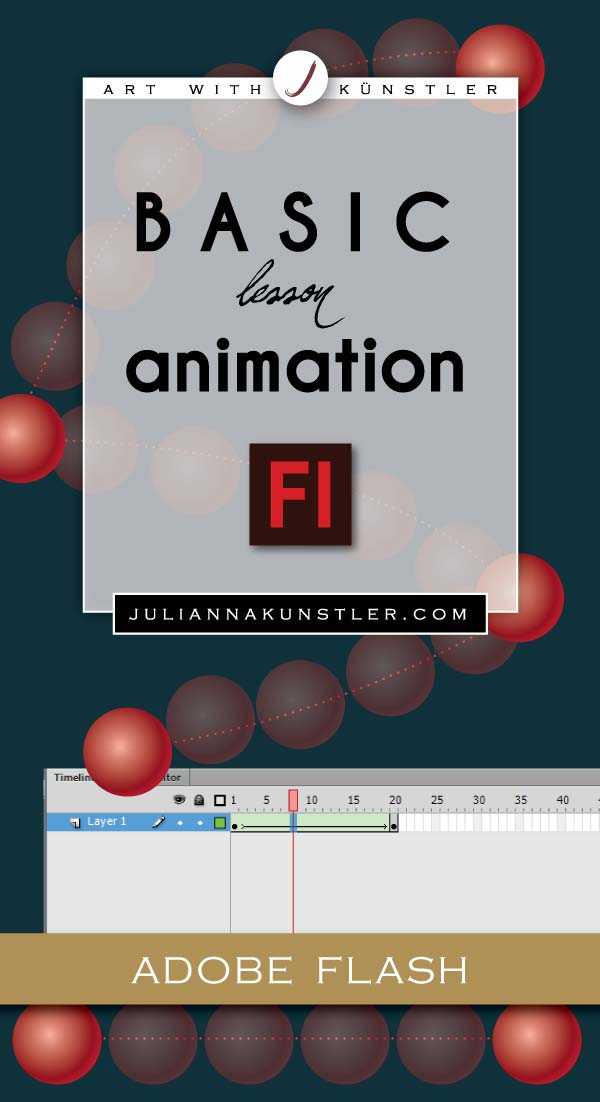 Intro to Adobe Flash and basic animation using keyframes and tweening. Lesson plan.
