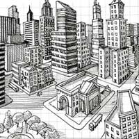 city drawing
