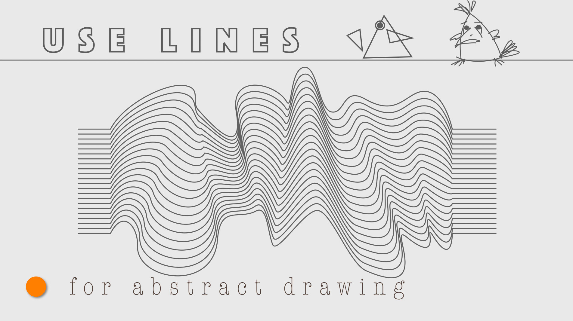 line impression painting