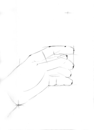 drawing a hand