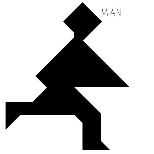 tangram man