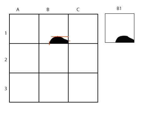 Grid Drawing. Art Lesson.