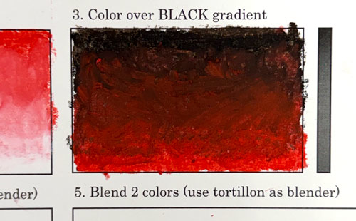 mix oil pastels