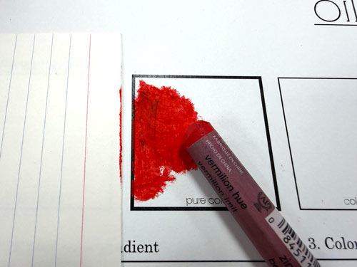 mix oil pastels