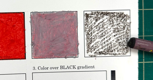 mix oil pastels
