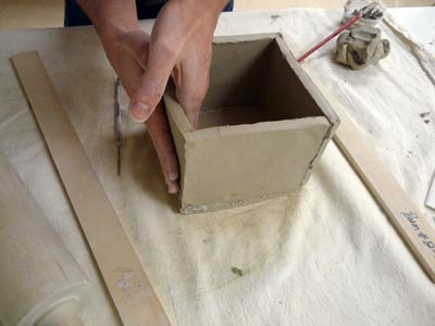 Ceramics 1. Slab box.