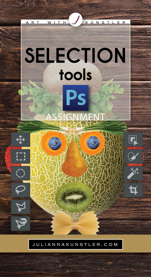 Selection tools in Photoshop. PS basics.