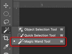 magic wand selection