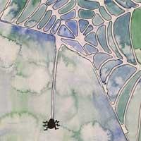 spiderweb painting