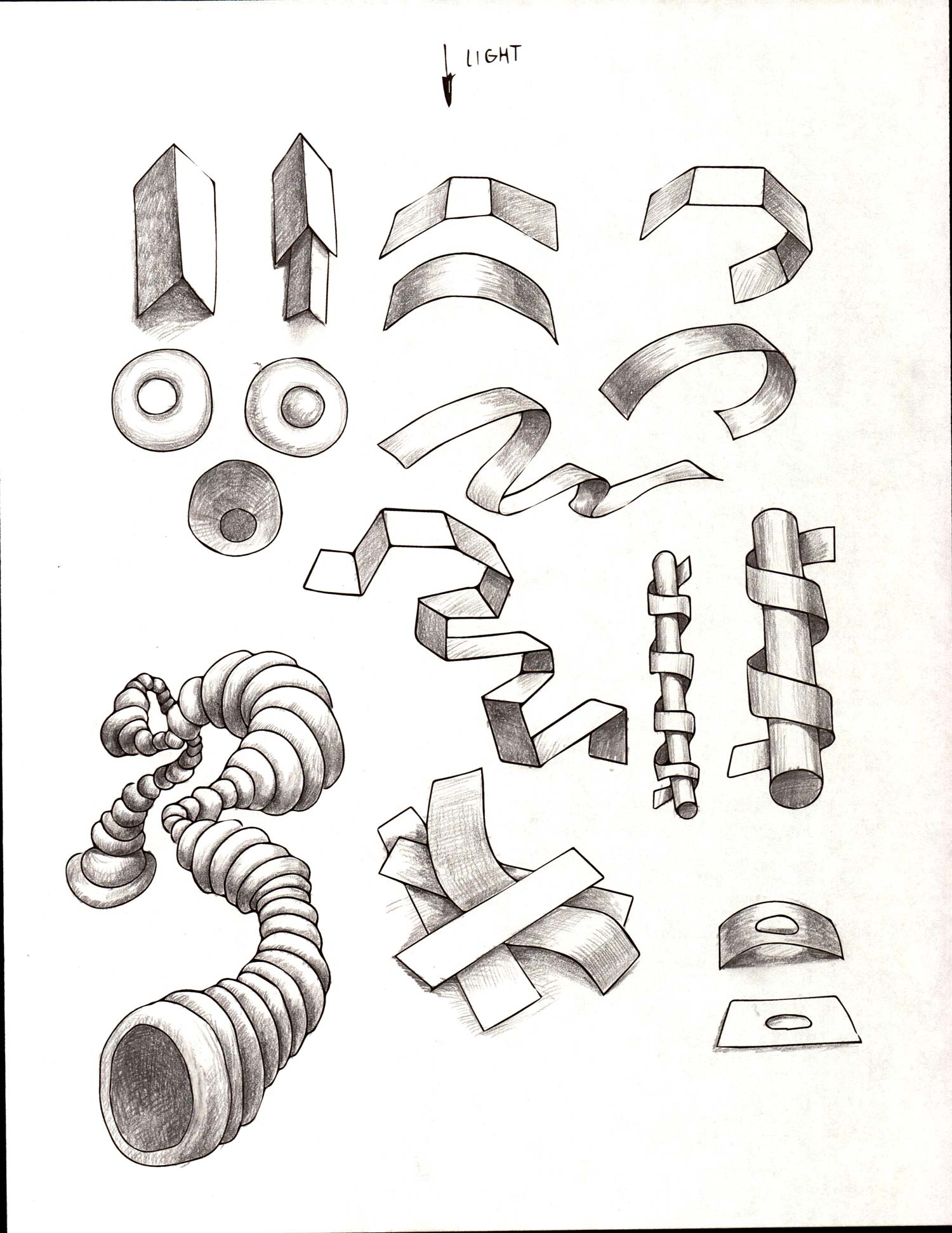 Beginner Shading Practice Worksheet