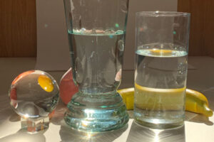 glass and water still-life