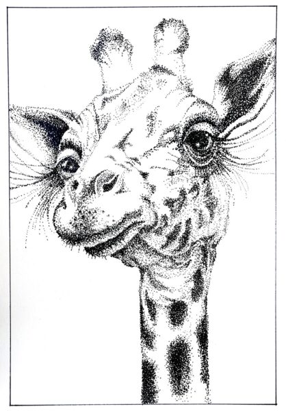 pointillism drawing