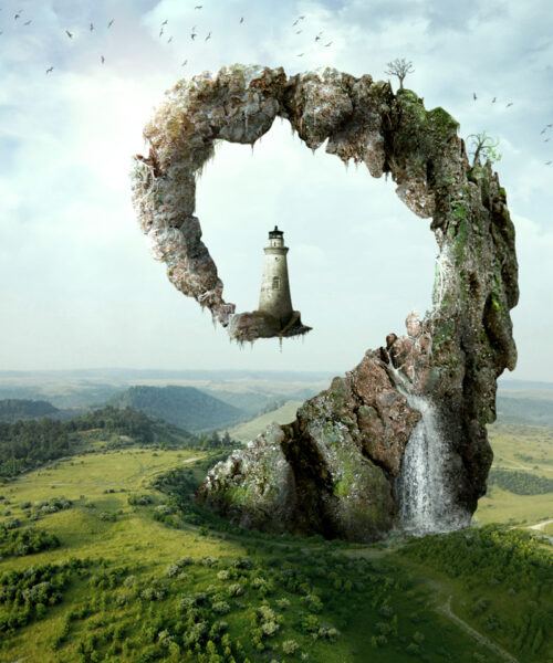 surrealist landscape