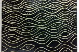 sgraffito tile
