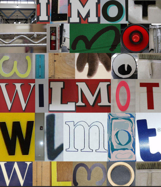 typography collage