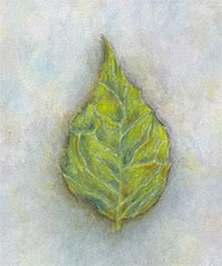 leaf painting
