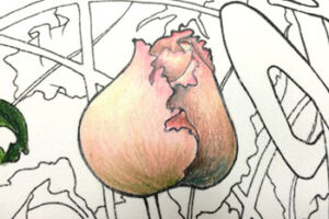 coloring a print